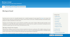 Desktop Screenshot of movingtoisrael.org